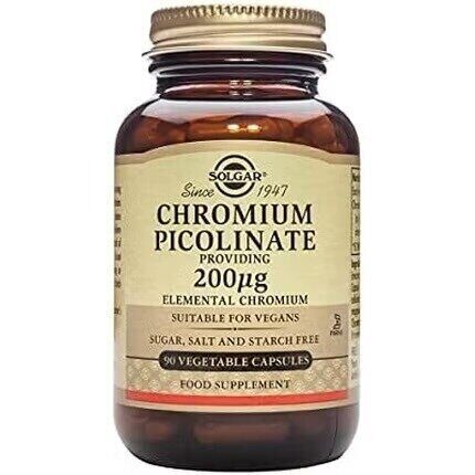 Solgar -   Chromium Picolinate, 500 mcg, 90 Vegetable Capsules