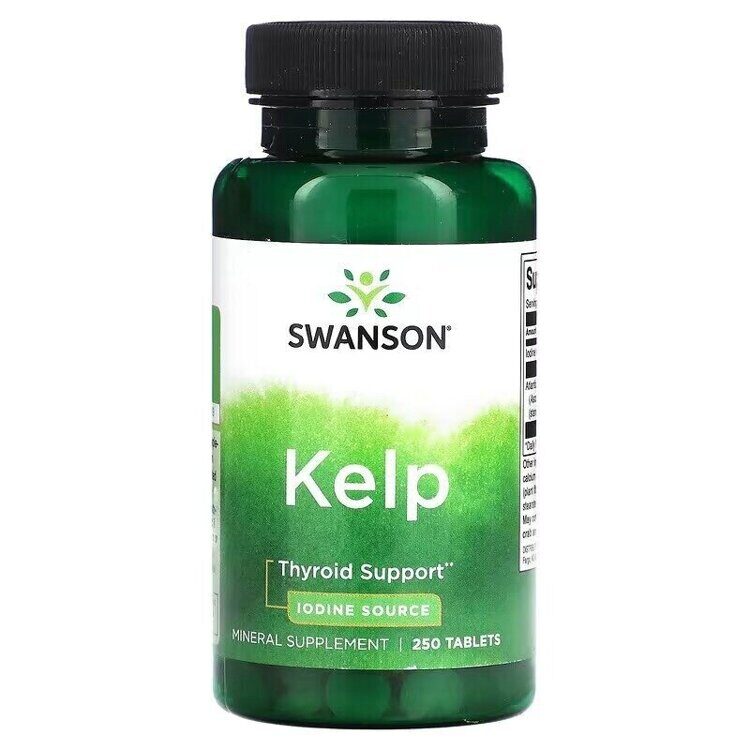 Kelp 250 Capsule Lodine Source Thyroid Support